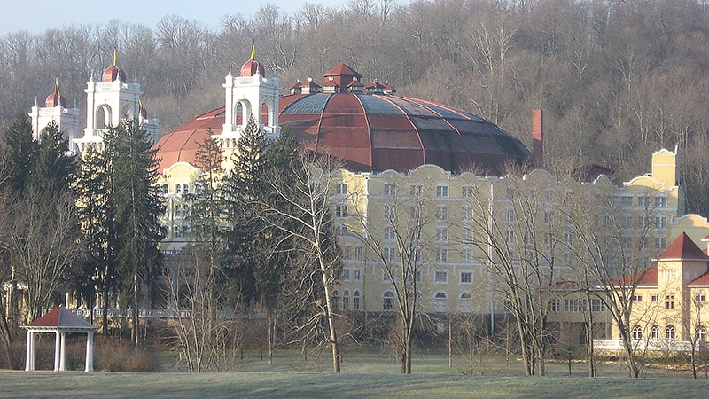 West Baden Springs Hotel Dome At Dawn, Scheidt Commercial Realty